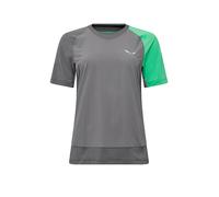SALEWA Camiseta funcional para mujer NXT Hybrid gris claro | 34