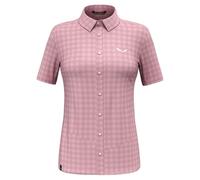 SALEWA Camiseta Puez Dry Manga Corta para Mujer, Rosa, M