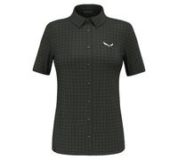 SALEWA Camiseta Puez Dry Manga Corta para Mujer, Verde, L