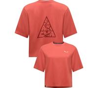 Salewa - Camisetas mujer - Eagle Loose T-Shirt W Etruscan Red para Mujer - Talla M - Rojo Rojo M