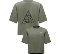 Salewa - Camisetas mujer - Eagle Loose T-Shirt W Faded Green para Mujer - Talla XS - Verde Verde XS