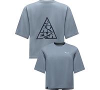 Salewa - Camisetas mujer - Eagle Loose T-Shirt W Java Blue para Mujer - Talla XS - Azul Azul XS