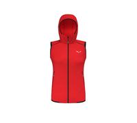 SALEWA Chaleco outdoor para mujer Pedroc Durastretch Light con capucha rojo | 34