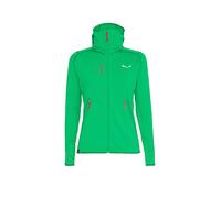 SALEWA Chaqueta con capucha para mujer Agner Hybrid Polarlite Durastretch verde | 38