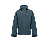 SALEWA Chaqueta de senderismo para hombre Puez Aqua 4 2.5L Powertex Hoodie gasolina | M