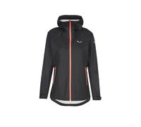 SALEWA Chaqueta de senderismo para mujer Puez (Aqua 3) PTX con capucha negro | 36