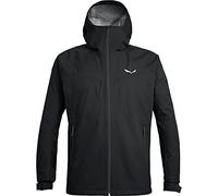 SALEWA Chaqueta de senderismo para hombre Puez Aqua 3 Powertex negro | L