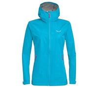 SALEWA Puez (Aqua 3) Ptx W Jkt Chaqueta impermeable, Mujer, Maui Blue, 4XL