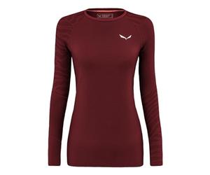 Salewa Cristallo Warm Amr W L/S Te., Syrah, L