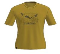 SALEWA Eagle Geometric T-Shirt M, 2XL, Olive Oil