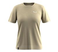 Salewa Eagle Minilogo Merino Camiseta W, Quicksand, M