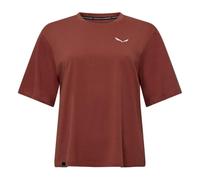 Salewa Eagle Sunset Loose T-Shirt W S/S, Etruscan Red, Large Mujeres