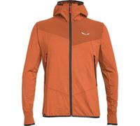 Salewa - Forros polares - Agner Hybrid Polarlite Durastretch M FZ Hoody Bombay Brown Melange - Talla L - Marrón Marrón L