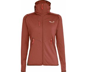Salewa - Forros polares mujer - Agner Hybrid PL DST W FZ Hoody Etruscan Red Melange para Mujer - Talla S - Rojo Rojo S