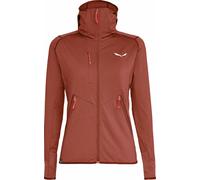 Salewa - Forros polares mujer - Agner Hybrid PL DST W FZ Hoody Etruscan Red Melange para Mujer - Talla XS - Rojo Rojo XS