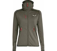 Salewa - Forros polares mujer - Agner Hybrid PL DST W FZ Hoody Faded Green Melange para Mujer - Talla L - Verde Verde L