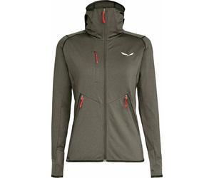 Salewa - Forros polares mujer - Agner Hybrid PL DST W FZ Hoody Faded Green Melange para Mujer - Talla L - Verde Verde L