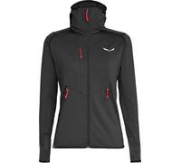 Salewa - Forros polares mujer - Agner Hybrid Polarlite Durastretch W FZ Hoody Black Out Melange para Mujer - Talla M - Negro Negro M