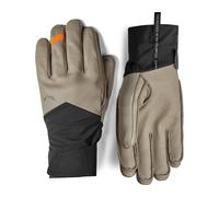 Salewa - Guantes de esquí - Ortles Leather Infinium Gloves Black Out de Softshell - Talla S - Negro Negro S