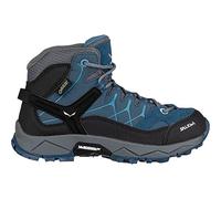 SALEWA Jr Alp Trainer Mid Gtx, Botas de Senderismo Unisex niños, Dark Denim Charcoal, 28 EU