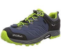 Salewa JR Mountain Trainer Waterproof Zapatos de Senderismo, para Unisex niños Azul (Dark Denim Cactus), 33 EU