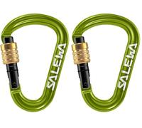 SALEWA Karabiner HMS Pro Carabiner Mosquetón (Paquete de 2)