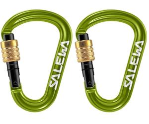 SALEWA Karabiner HMS Pro Carabiner Mosquetón (Paquete de 2)