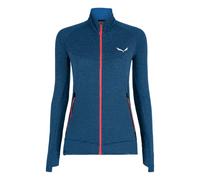 SALEWA Mujer PEDROC PL R W FZ Chaqueta Polar, Navy Blazer melange/6080, 38/32