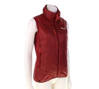 Salewa Ortles Hybrid TWR Mujer Chaleco de ski de travesía 38 Rojo oscuro