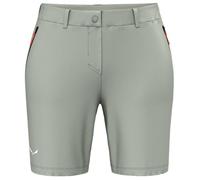 SALEWA Pantalón Corto Puez Talvena Durastretch para Mujer, Gris, XL