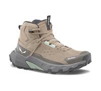 Salewa Pedroc 2 - Botas de senderismo y senderismo impermeables de piel Mid PTX para mujer, Arena movediza/cuerda elástica, 38 EU