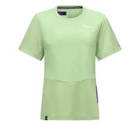SALEWA PEDROC Dry HYB T-Shirt W, XL, Pastel Green