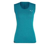 SALEWA Pedroc Hybrid 2 Dry Camiseta De Tirantes, Mujer, Ocean Melange, 38/32