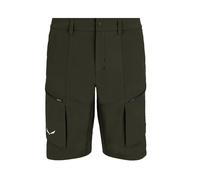 Salewa Puez Durastretch Cargo Pantalones Cortos Trekking Hombre, Dark Olive