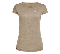 Salewa Puez Dry W S/S tee Camiseta, Quicksand Melange, Large para Mujer