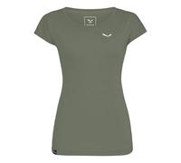 Salewa Puez Melange Dry Camiseta W, Faded Green Melange, L
