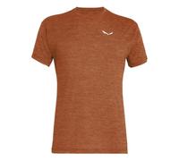SALEWA Camiseta funcional para hombre Puez Melange Dry naranja | M