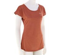 Salewa Puez Melange Dry Mujer T-Shirt 42 Rojo oscuro