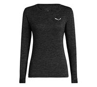Camiseta Salewa Puez Melange Dry manga larga gris oscuro mujer - 40