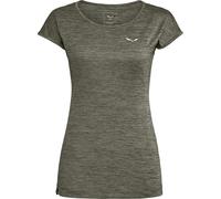 Salewa Puez Melange Dry Camiseta W, Faded Green Melange, L