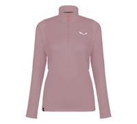 Salewa Puez Polarlite - Forro Polar con Media Cremallera para Mujer, Color Rosa, 3XL