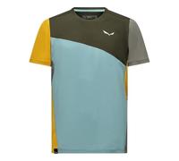 Salewa PUEZ Sporty Dry M - Camiseta (Talla S), Color Verde Oscuro