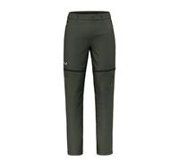 Pantalón convertible Salewa Puez Talvena Durastretch 2/1 gris oscuro - XL