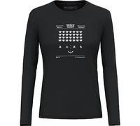 Salewa Pure Space Game Merino T-Shirt Women, Black out, L
