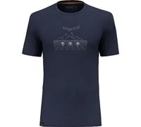 Salewa Pure Space Sheep Merino T-Shirt Men, Navy Blazer, M