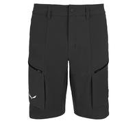 Salewa - Ropa de senderismo - Puez DST M Cargo Shorts Black Out de Softshell - Talla S - Negro Negro S