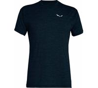 SALEWA PUEZ Melange Dry M S/S tee, L, Blueberry Melange