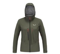 SALEWA Sella 3L Powertex Jacket W, dark olive, 2XL