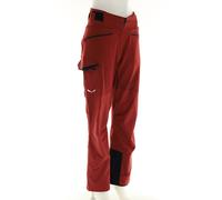 Salewa Sella Durastretch Hybrid Mujer Pantalón de ski de travesía 34 Rojo