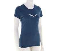 Salewa Solid Dry Mujer Camiseta funcional 36 Azul oscuro